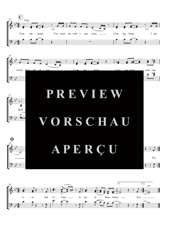 gallery: Coming To You, , Gemischter Chor SAM/Solo opt. und Klavier