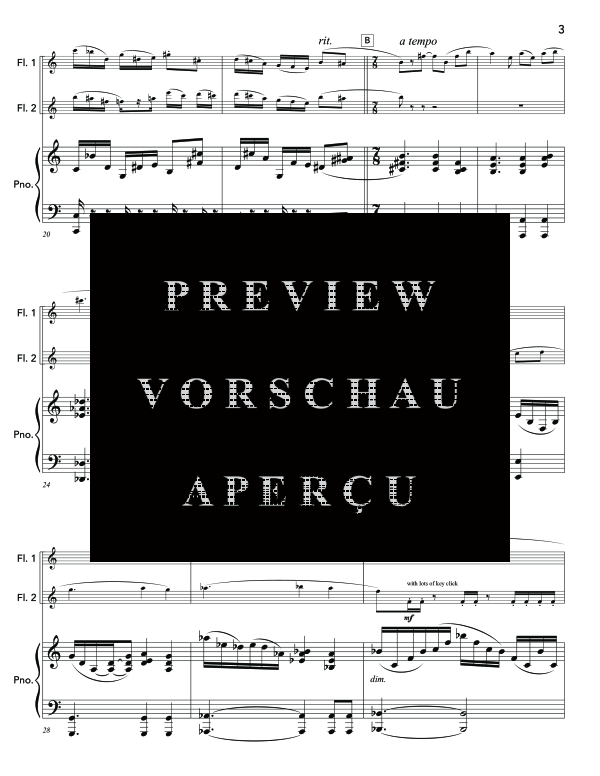 Produktgalerie: Seite 7 von 11 A Ways In..., , (Trio 2x Flöte und Klavier)