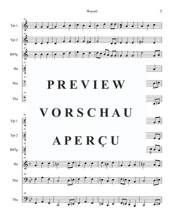 Produktgalerie: Seite 9 von 11 Wassail, , BlechblÀser Sextett