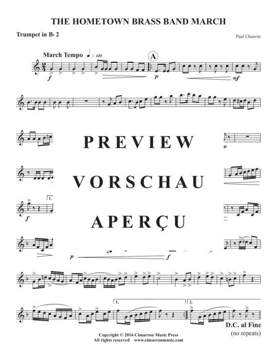 Produktgalerie: Seite 7 von 10 Hometown Brass Band March , , (Blechbläserquintett)