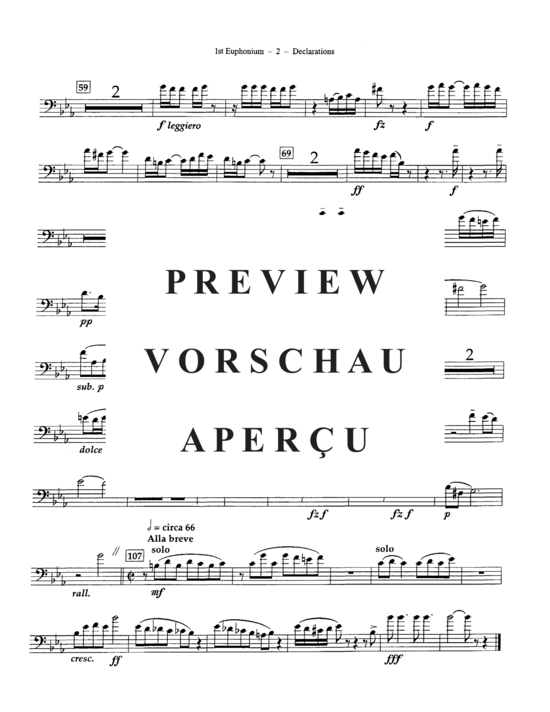 Produktgalerie: Seite 17 von 21 Declarations , , (Tuba Ensemble EEETTT)