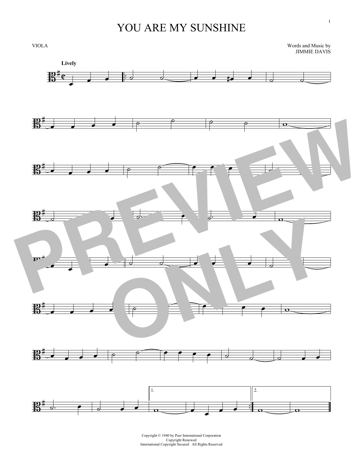 Product gallery: Page 1 of 1 You Are My Sunshine, Jimmie Davis