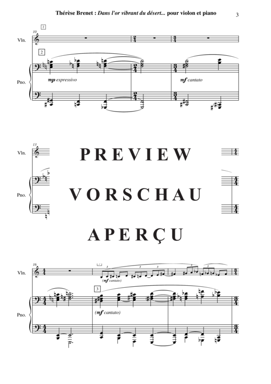 Product gallery: Page 4 of 9 Dans L'or Vibrant du désert , , (Klavier & Violin)