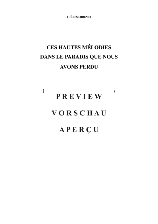 Product gallery: Page 2 of 21 Ces Hatues Mélodies Dans Le Paradis Que Nous Aonvs Perdus : Doppelkonzert für Viola, Cello und Orchester, , 