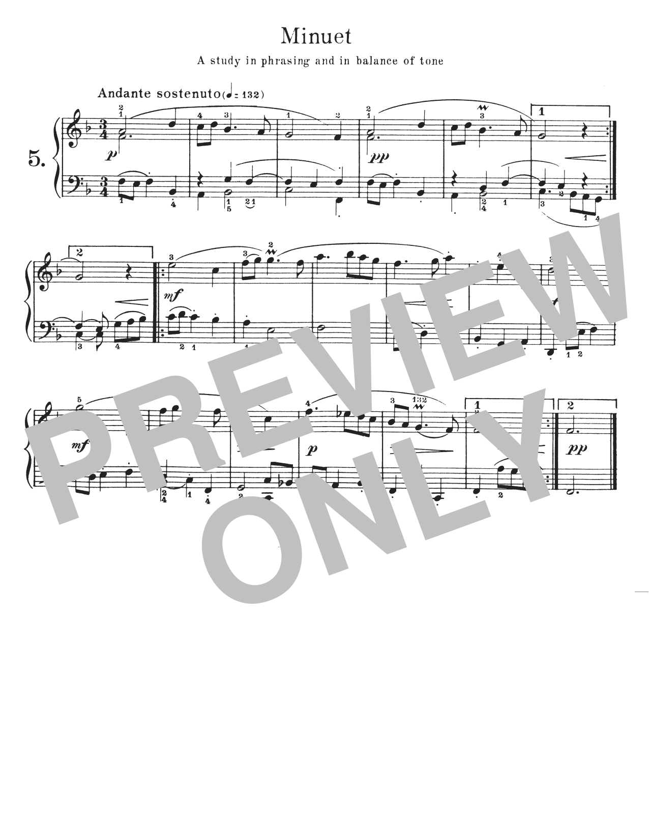 Produktgalerie: Seite 1 von 1 Overture In F Major, BWV 820, Johann Sebastian Bach, Klavier