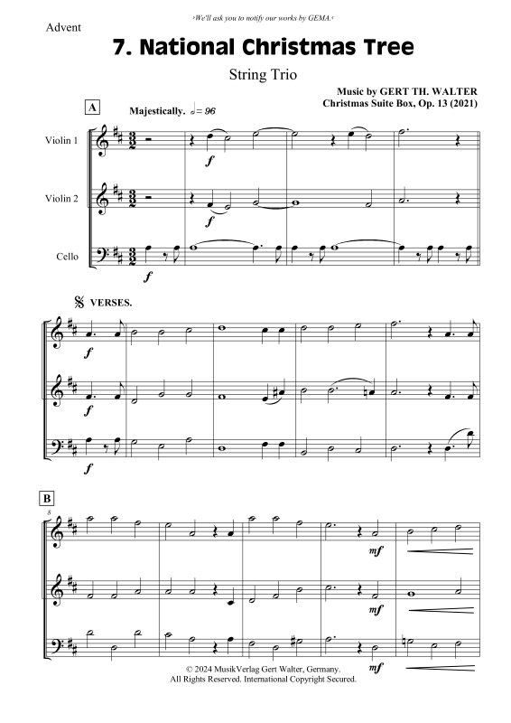 Produktbild zu: National Christmas TreeGert Th. Walter