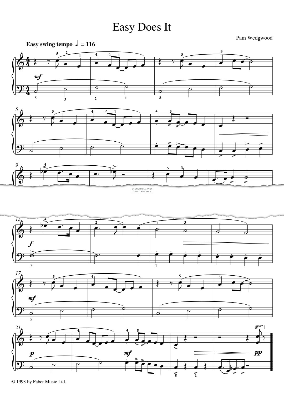 Product picture to: Easy Does It (from 'Easy Jazzin' About)