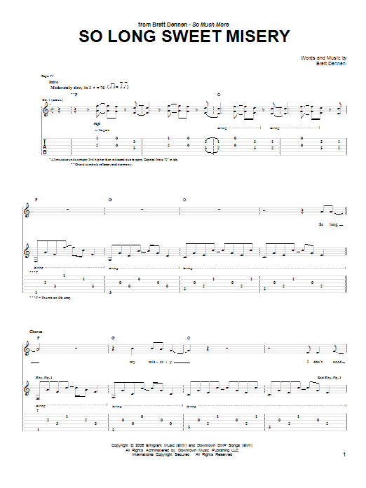 Produktbild zu: So Long Sweet Misery