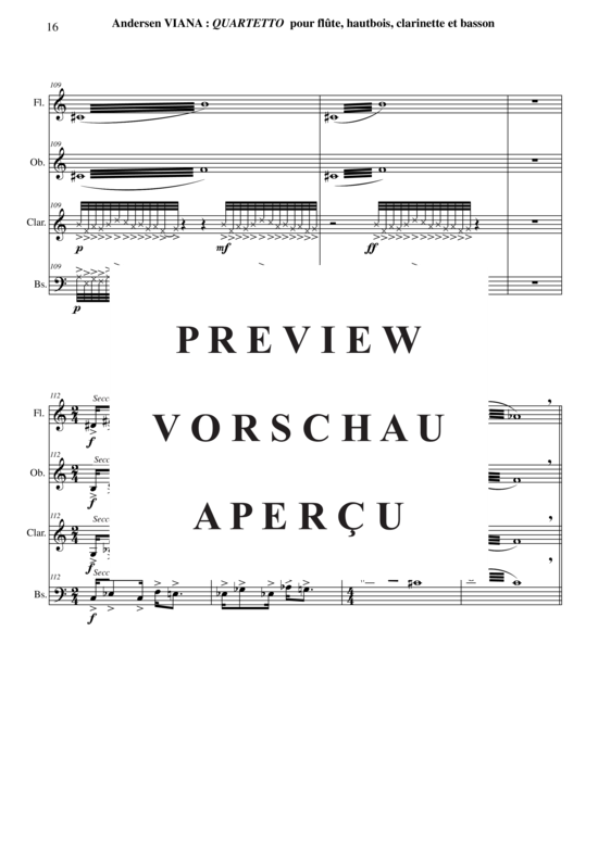 Product gallery: Page 17 of 21 Quartet , , (Woodwind Quartet)