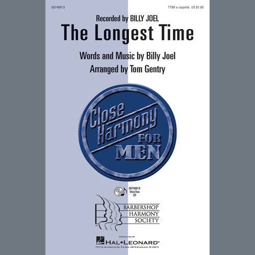Product picture to: The Longest Time (arr. Tom Gentry)