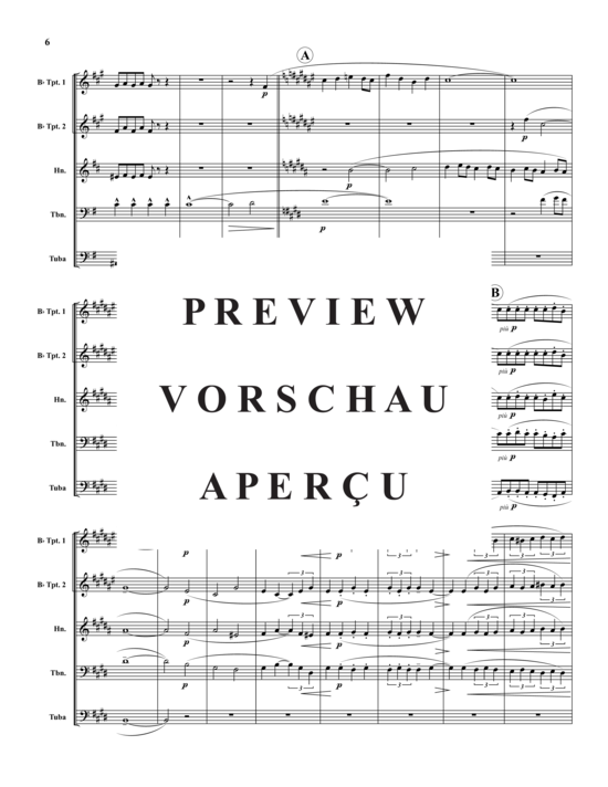 Produktgalerie: Seite 7 von 21 Drei Chansons , , (Blechbläserquintett)