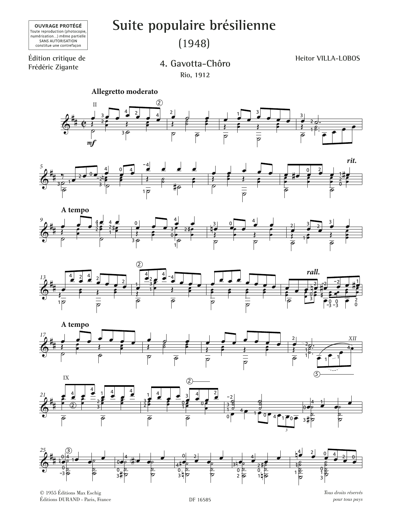 Produktbild zu: Gavotta-Choro