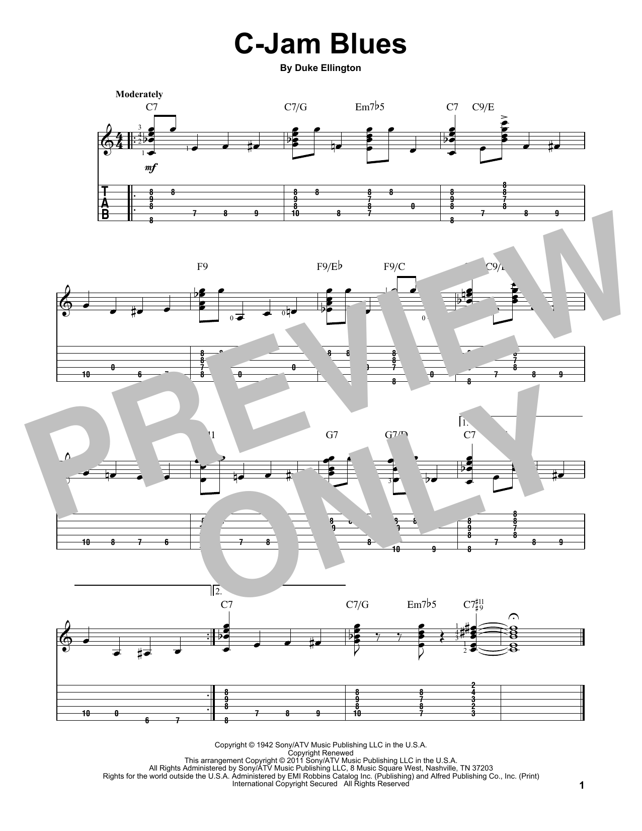 Produktbild zu: C-Jam Blues