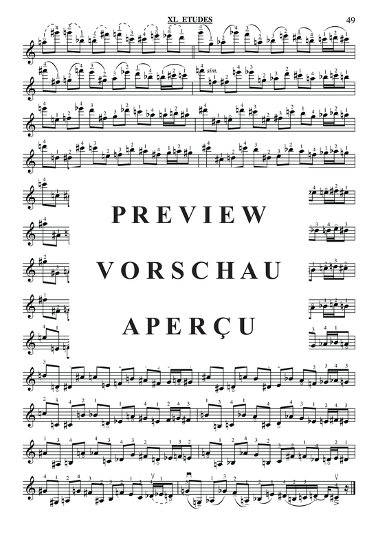 gallery: 40 Études for Violin , , (Geige Solo)