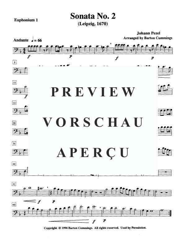 Produktgalerie: Seite 7 von 11 Sonate Nr. 2, , Tuba Quintett EETTT