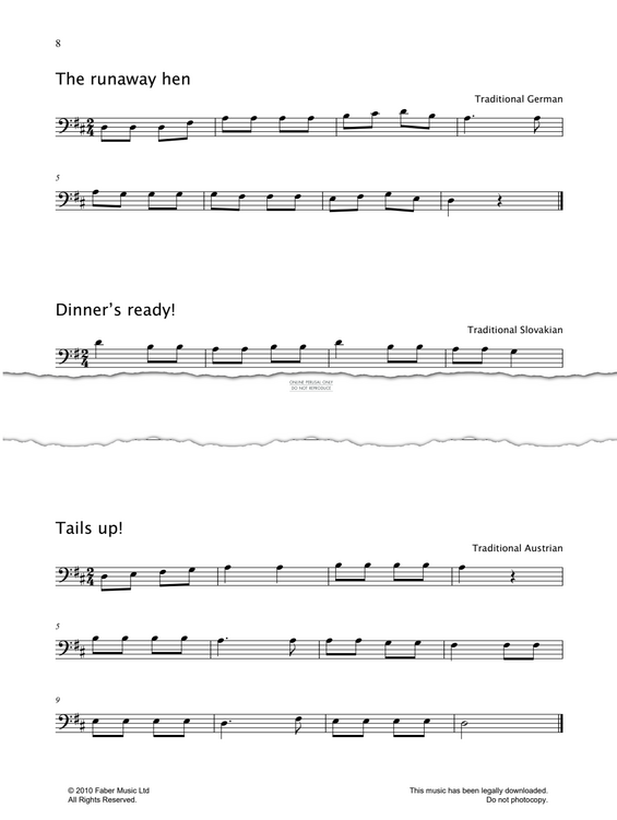 Produktgalerie: Seite 1 von 1 Dinner's Ready, Slovakian Traditional, Violoncello