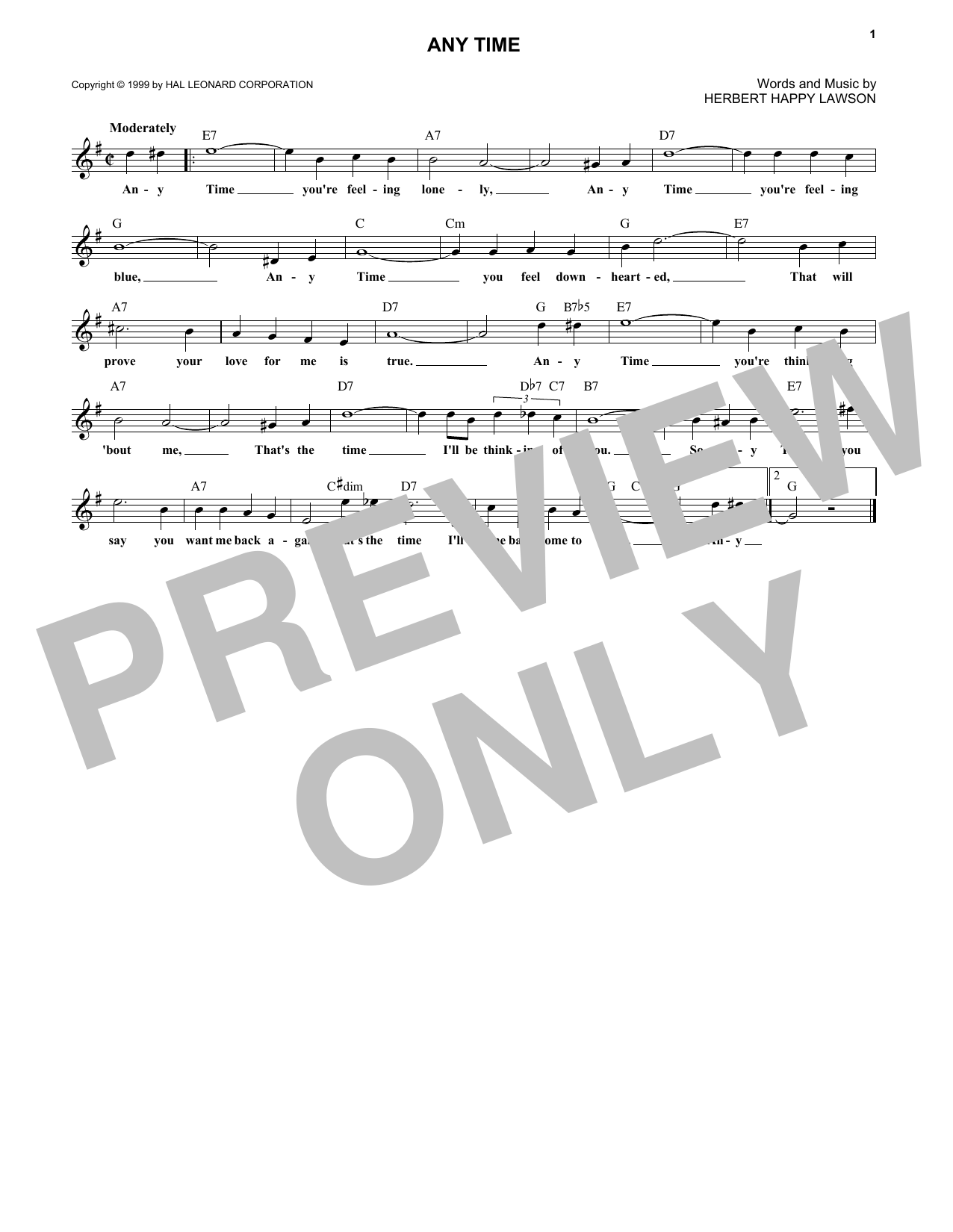 Produktbild zu: Any Time