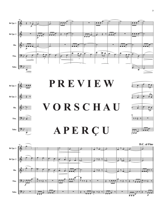 Produktgalerie: Seite 4 von 9 Scherzo , , (Blechbläser-Quintett)