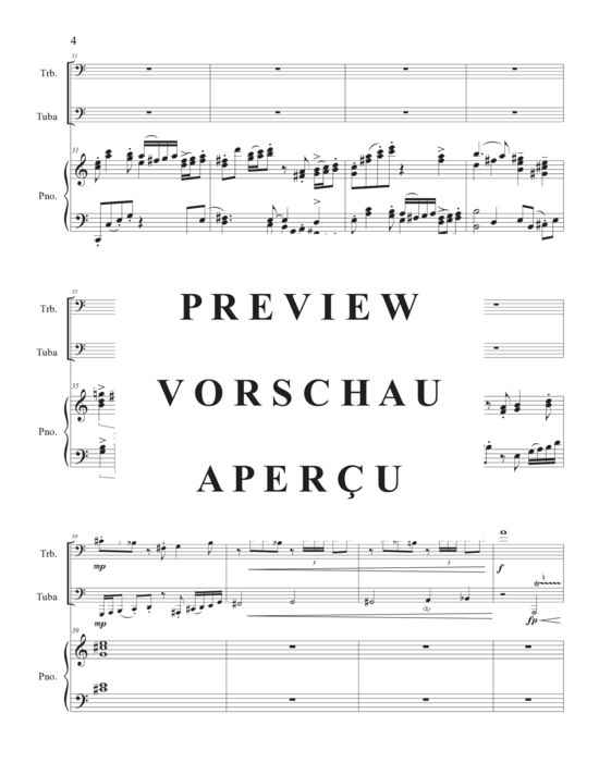 Product gallery: Page 7 of 21 Concertante , , (trombone, tuba and piano)