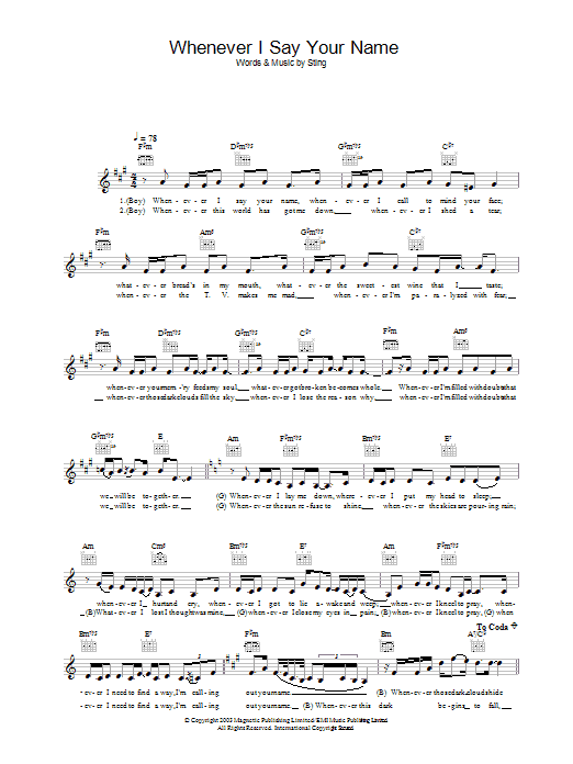 Produktbild zu: Whenever I Say Your Name