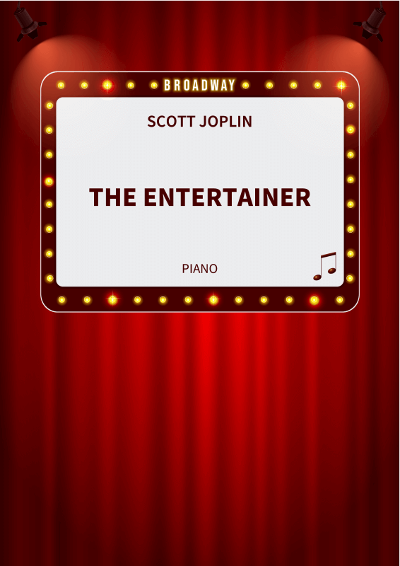 Produktbild zu: The Entertainer - Simplified piano arrangement in C major - the classic ragtime feel without the struggleScott Joplin