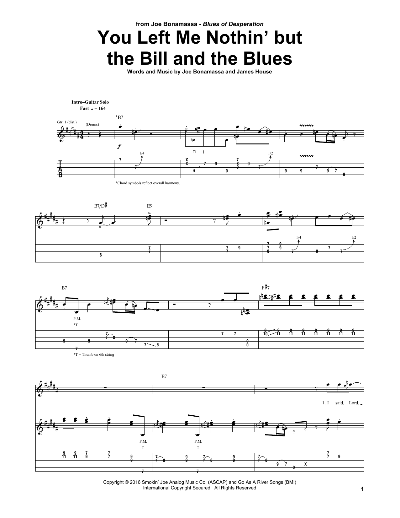 Product picture to: You Left Me Nothin' But The Bill And The Blues