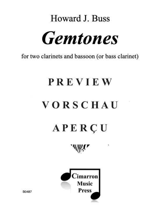 Product gallery: Page 2 of 21 Gemtones , , (2 clarinets and bassoon/bass clarinet)