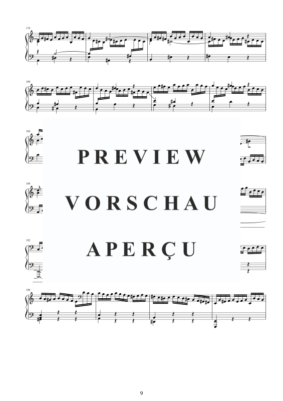 Product gallery: Page 10 of 11 Fantasia and Fugue in A minor BWV 944, , Solo Piano