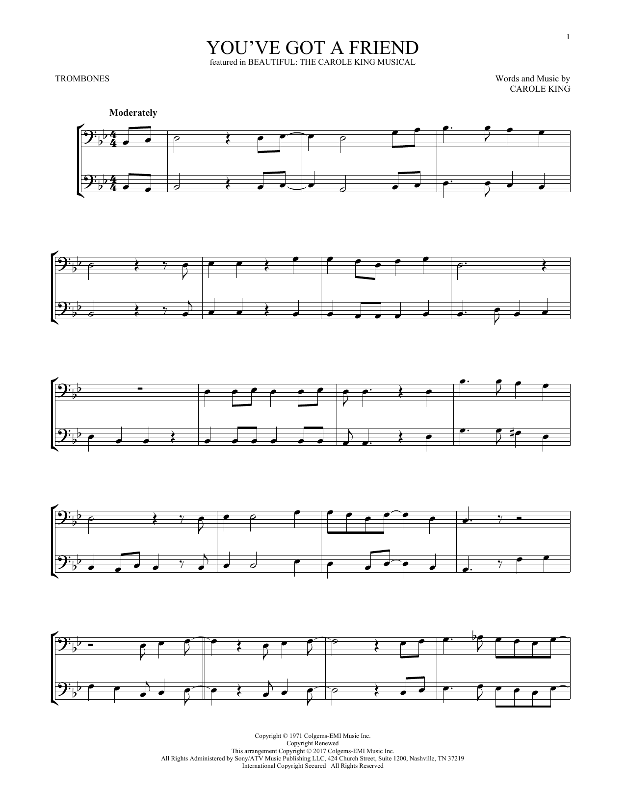 Product gallery: Page 1 of 1 You've Got A Friend (from Beautiful: The Carole King Musical), Carole King