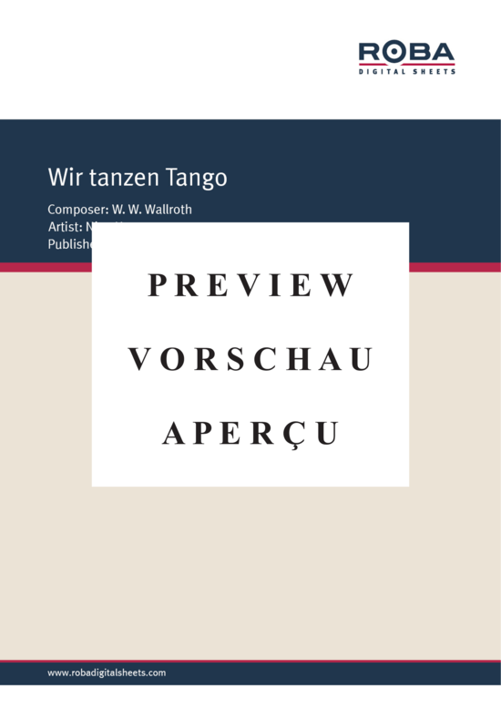 Product gallery: Page 2 of 4 Wir tanzen Tango , , Piano and Voice