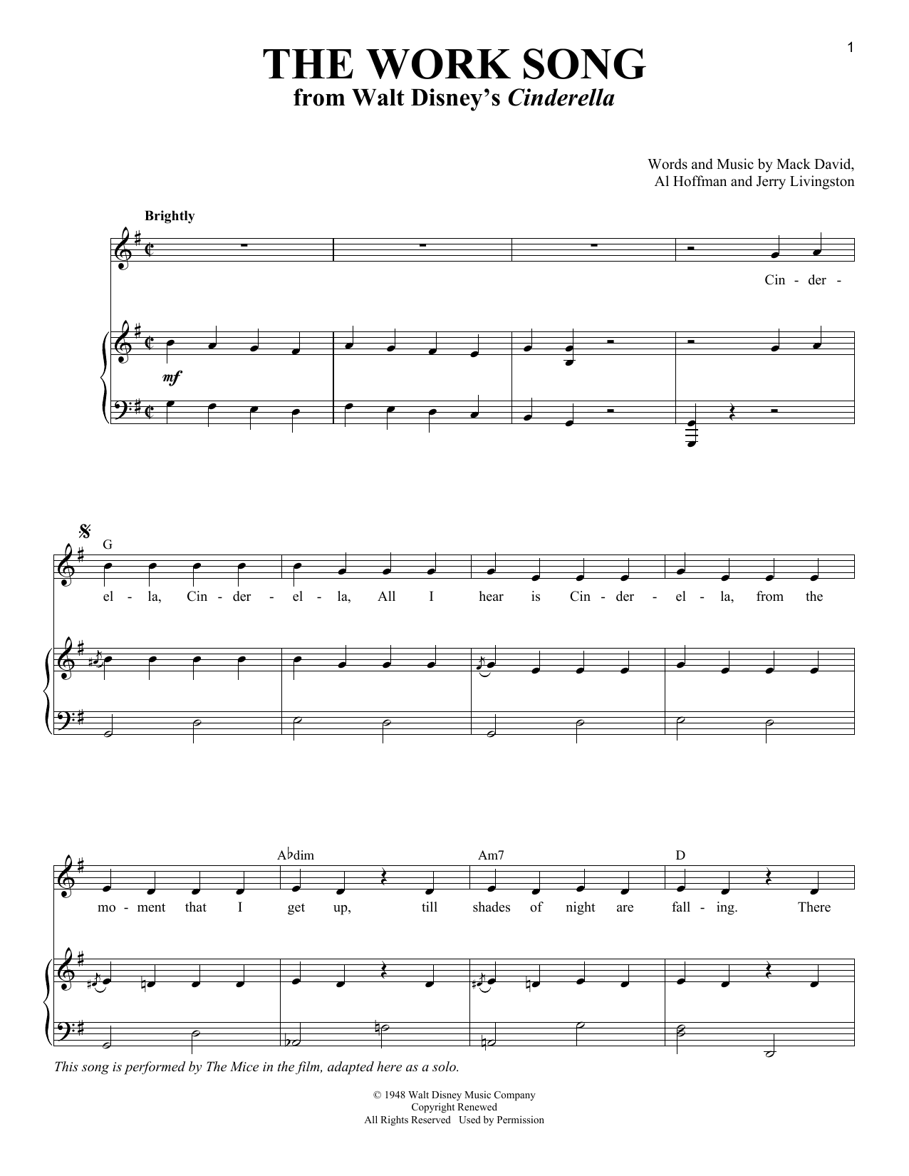 Product picture to: The Work Song