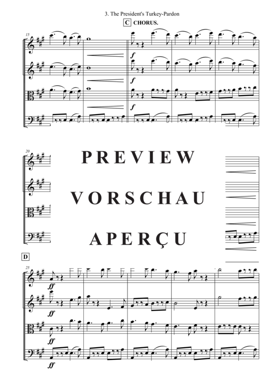 gallery:  The President´s Turkey-Pardon , , (Streicherquartett)