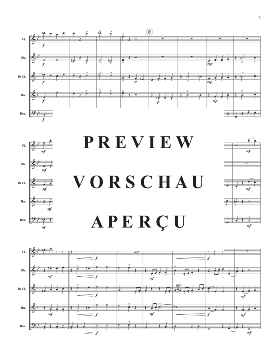 Produktgalerie: Seite 5 von 16 Guest of Honor , , (Holzbläser Quintett)