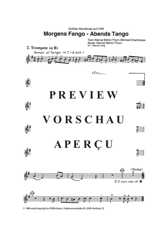 Produktgalerie: Seite 15 von 16 Morgens Fango - abends Tango , Wendehals, Gottlieb, (Combo-Band)