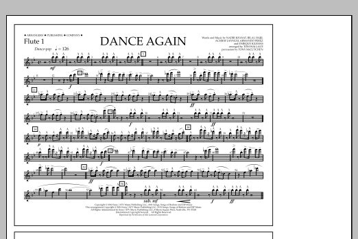 Produktbild zu: Dance Again - Flute 1