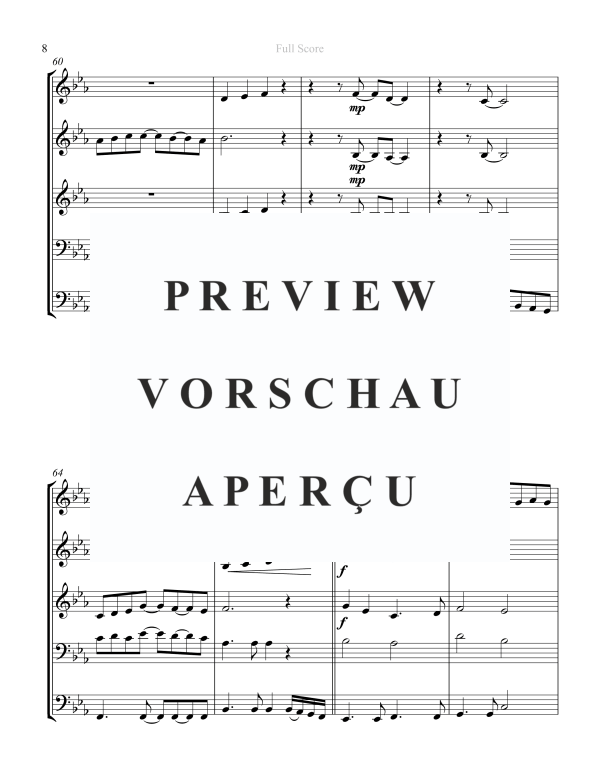Produktgalerie: Seite 10 von 11 I Will Sing of the Mercies, , Blechbläser Quintett