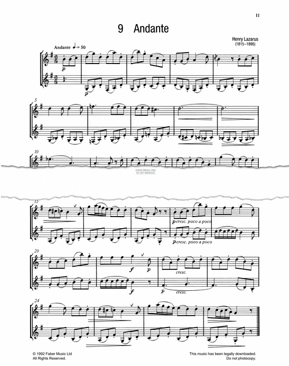 Product gallery: Page 1 of 1 Andante, Henry Lazarus