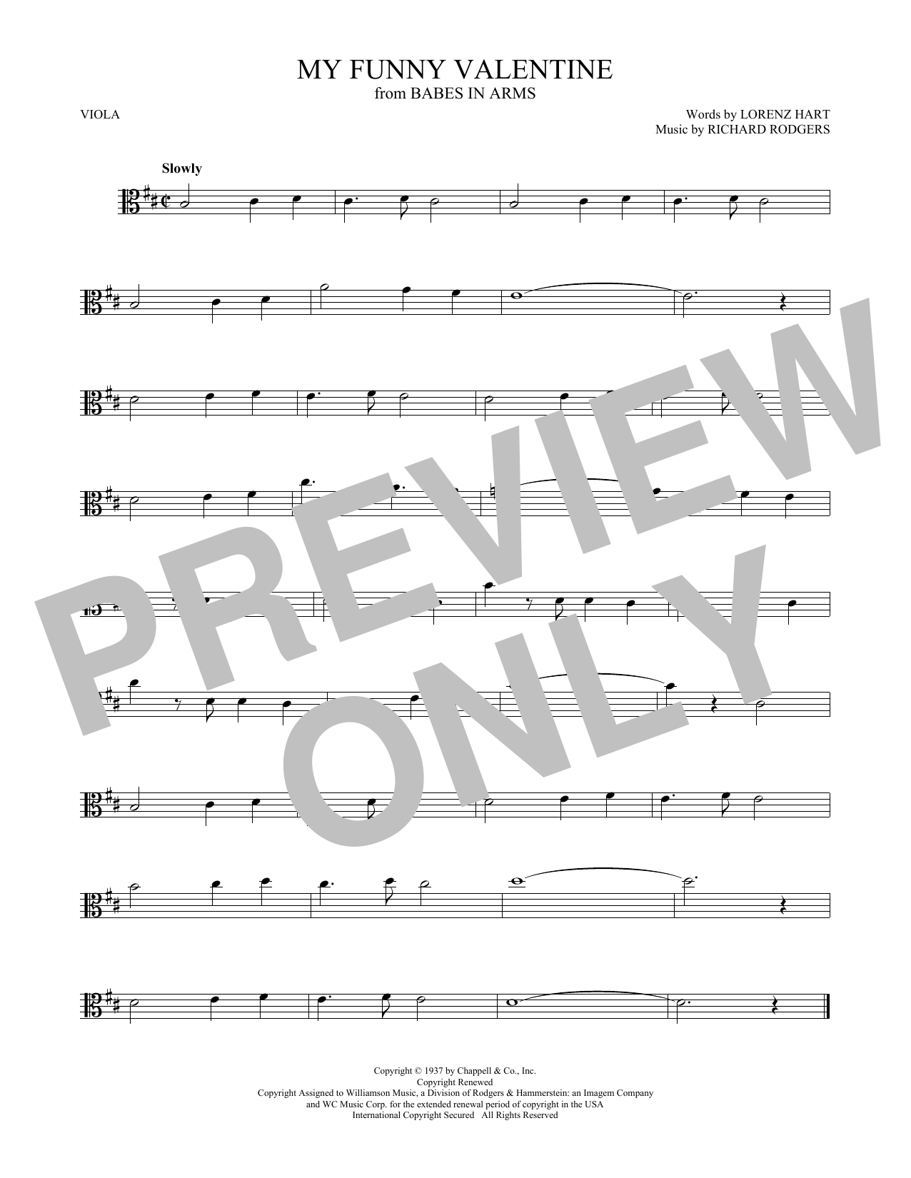 Product gallery: Page 1 of 1 My Funny Valentine, Rodgers & Hart