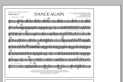 Produktbild zu: Dance Again - Alto Sax 2