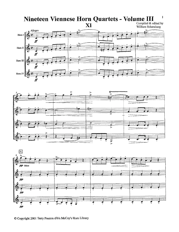 Produktbild zu: 19 Viennese Horn Quartets, Vol. IIIVarious