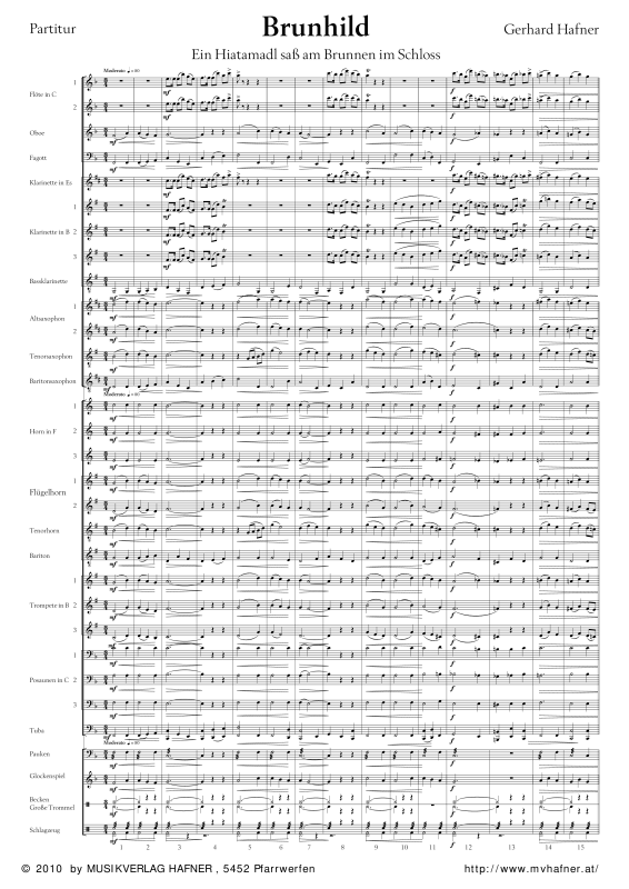 Product gallery: Page 1 of 11 Brunhild, , (large wind orchestra)