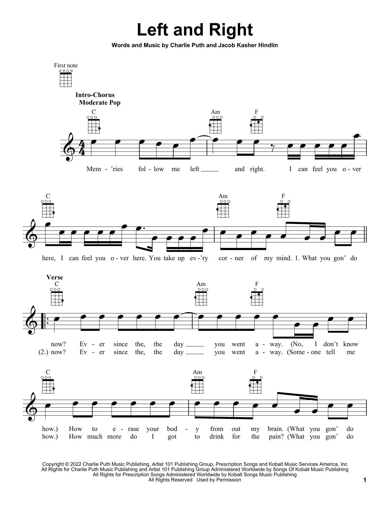 Produktbild zu:  Left And Right (feat. Jung Kook of BTS) - Charlie Puth