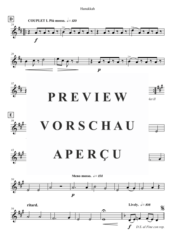 Produktgalerie: Seite 6 von 6 Hanukkah, , Horn in F und Klavier