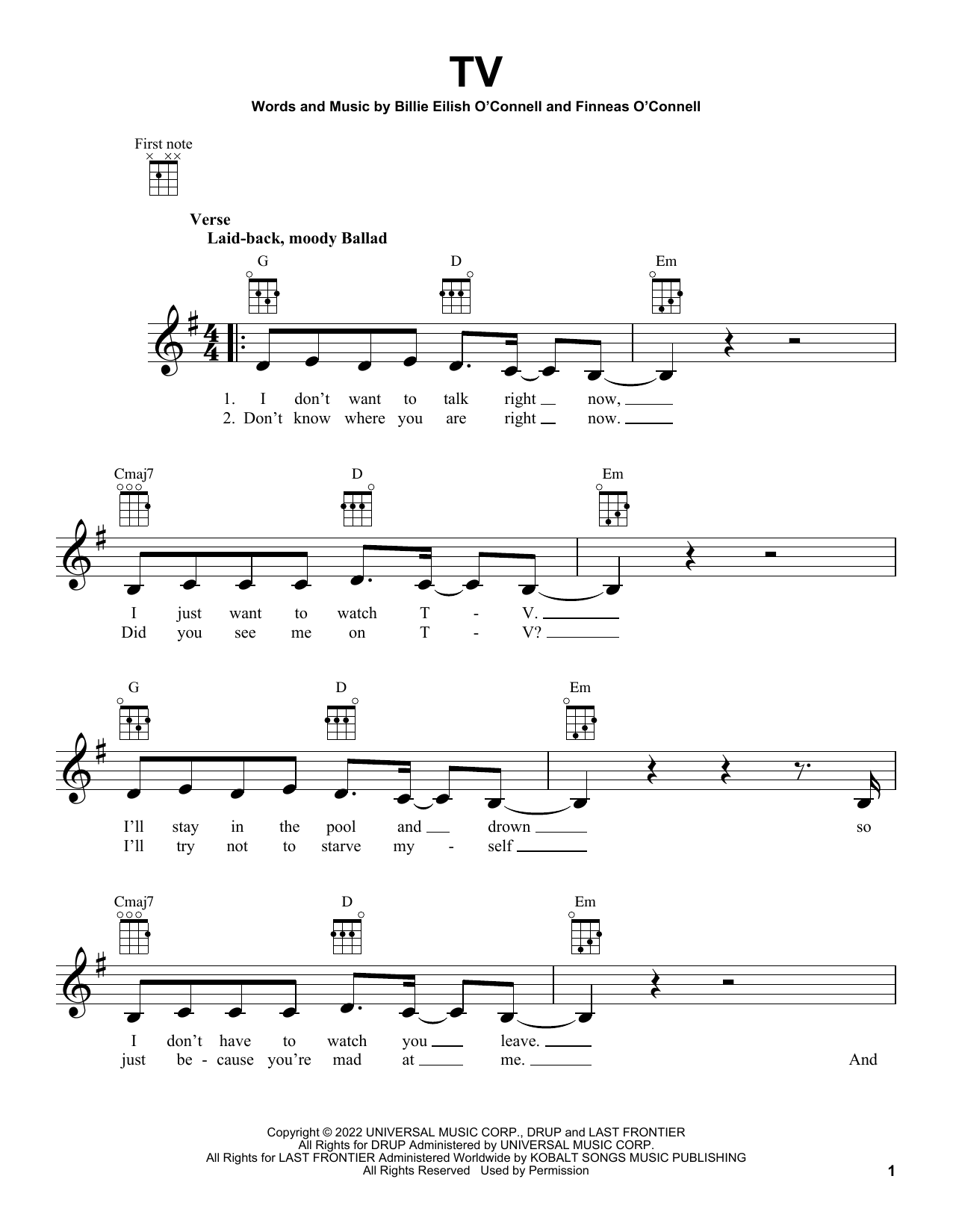 Produktbild zu:  TV - Billie Eilish