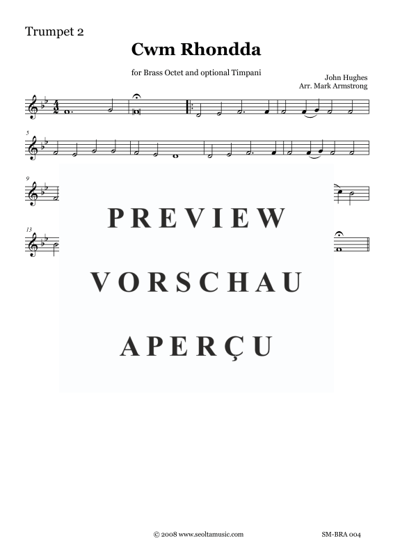 Product gallery: Page 11 of 11 Cwm Rhondda, , Brass Octet