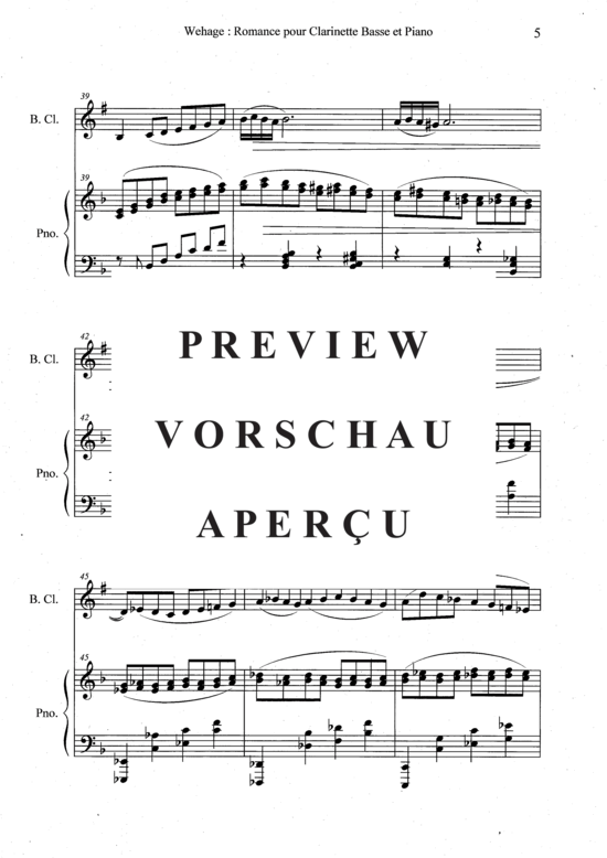Product gallery: Page 8 of 14 Romance , , (bass clarinet + piano)