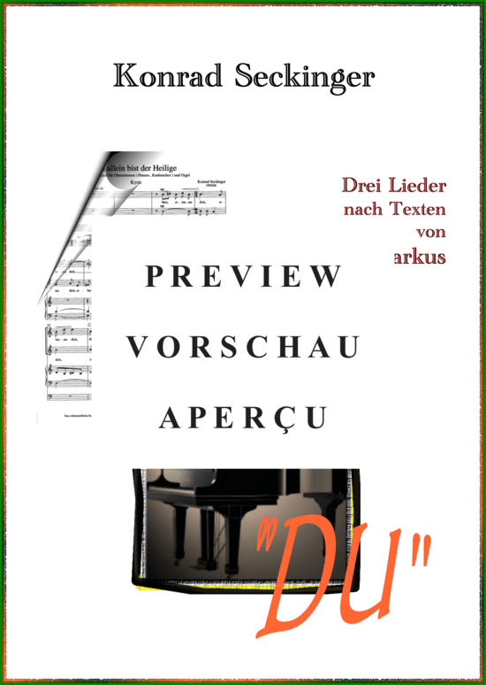 gallery: Drei Lieder , , (Klavier + Gesang)