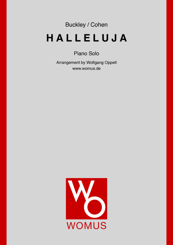 cover: Hallelujah, Buckley, Jeffrey Scott, (Klavier einfach)