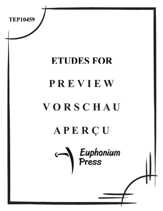 Product gallery: Page 2 of 21 Etudes for Euphonium, Vol. 2 , , (Euphonium Solo)