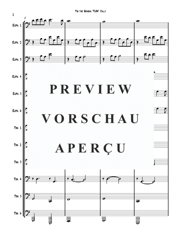 Produktgalerie: Seite 6 von 11 Tis the Season Tuba Jolly, , (Tuba Ensemble EEEEEETTTTTT)